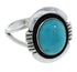 Silver Turquoise Southwest Ring Size 5-1/4 YX87698